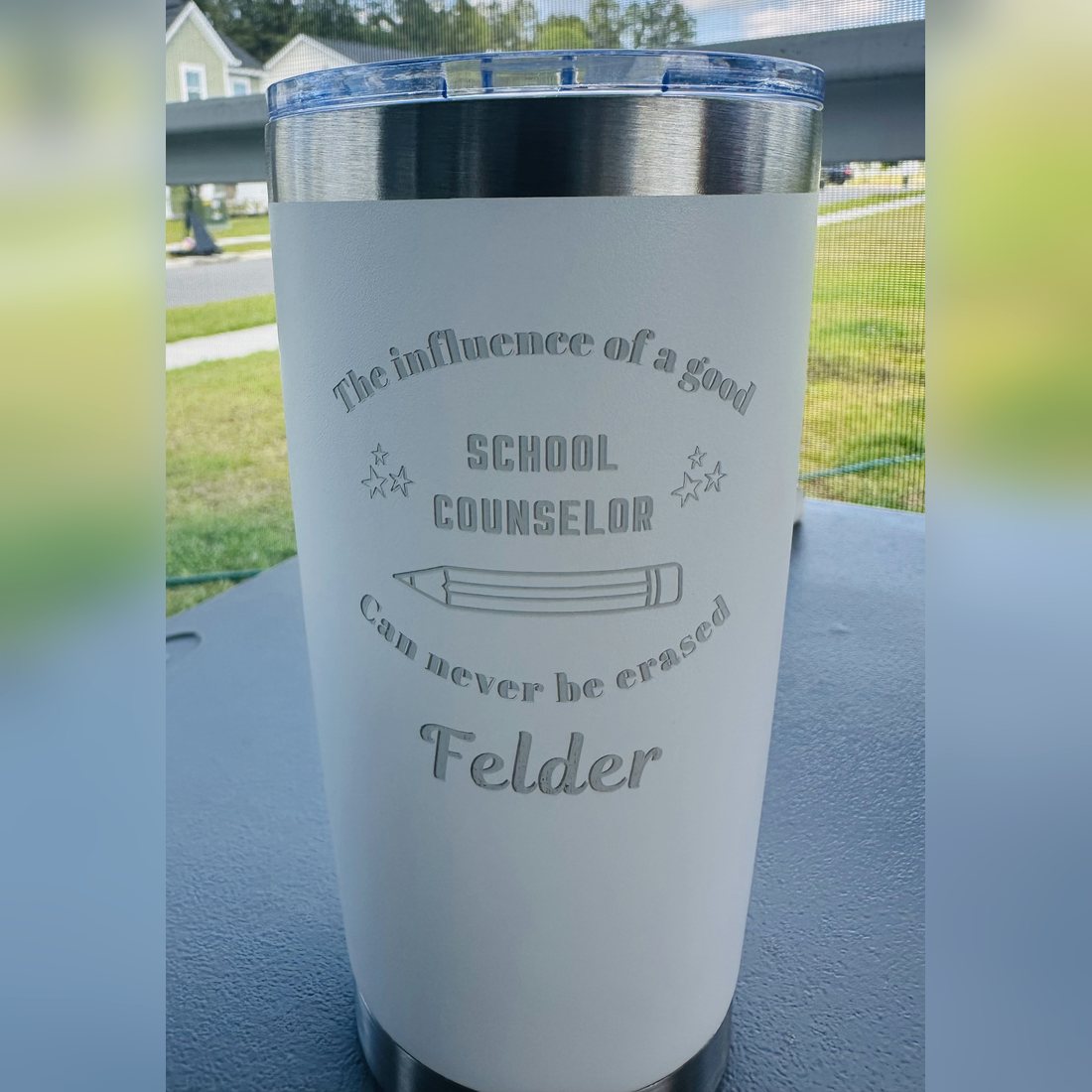 School counselor appreciation tumbler