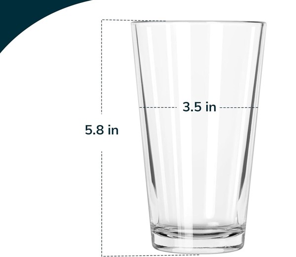 Pint glasses